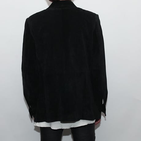 Black Suede Shirt Jacket