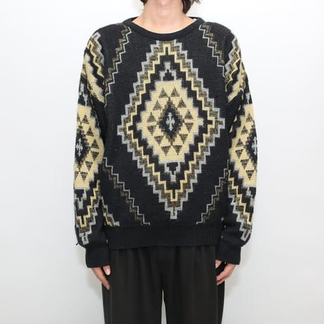 Native Pattern Knit Sweater