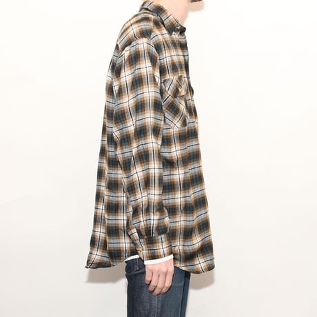 Ombre Check Acrylic L/S Shirt