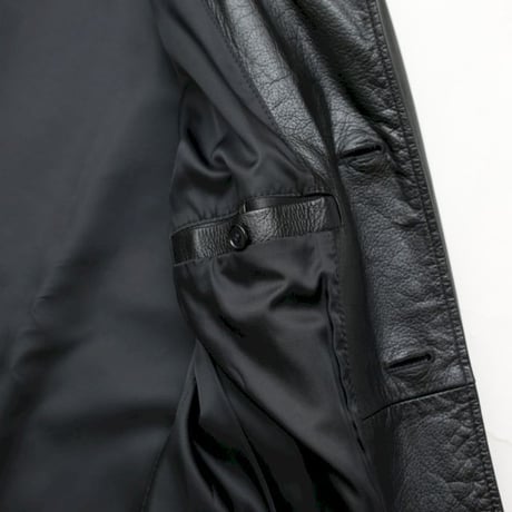 Black Leather Coat