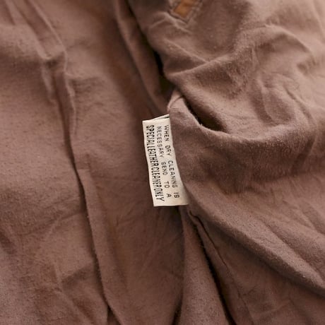Brown Rib Leather Jacket