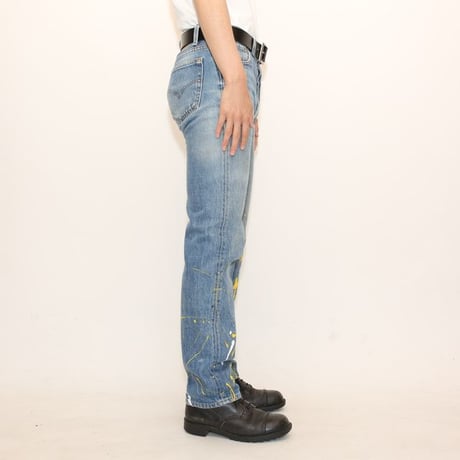 90s Levi's 501 Painted Denim Pants MADE IN USA