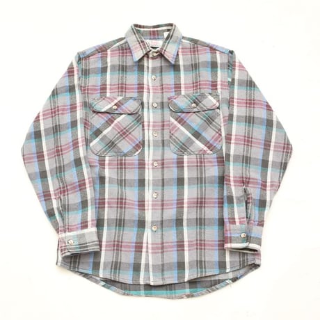 80s Cotton Heavy Flannel Shirt MADE IN USA