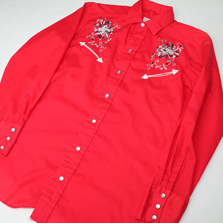 Embroidary L/S Western Shirt