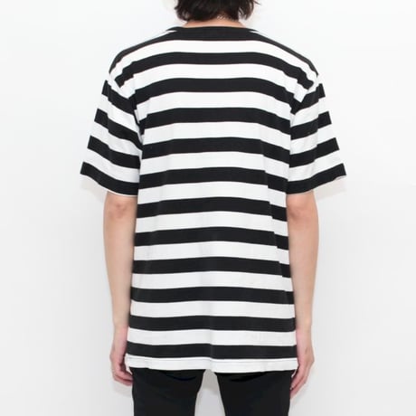 Black × White Border T-Shirt