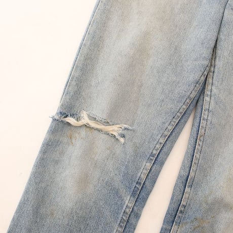 70's Levi's 646  Damaged Flare Denim Pants