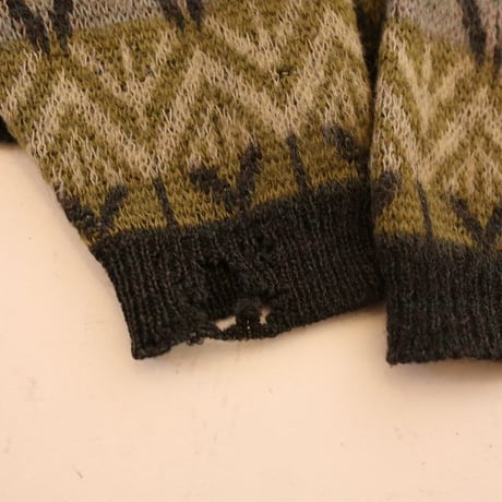 60's Vintage Mohair Knit Cardigan