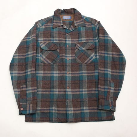70s Pendleton Wool Plaid Loop Shirt