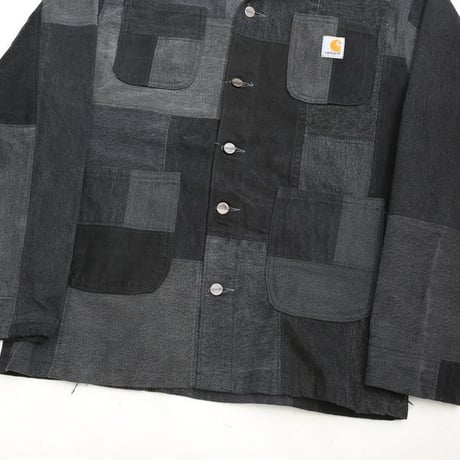 Carhartt Patchwork Remake Black Denim Jacket