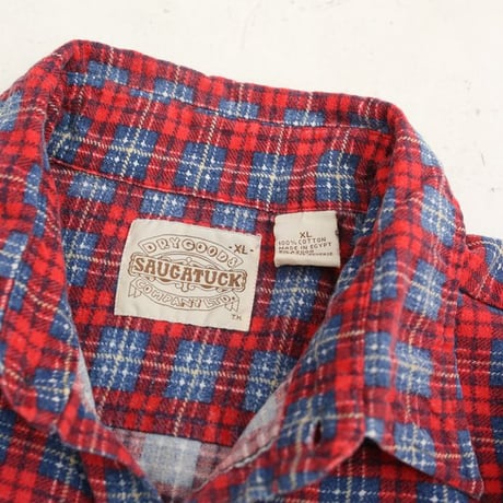 Plaid Print Flannel Shirt