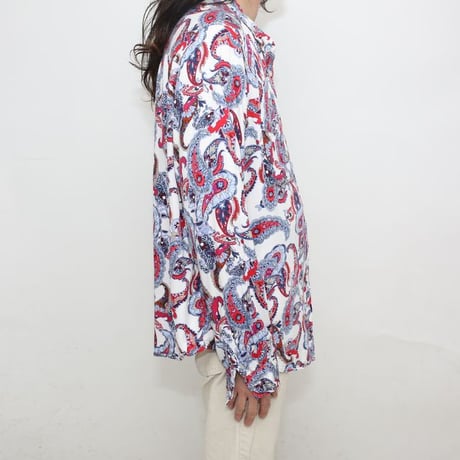 Paisley Pattern Rayon L/S Shirt
