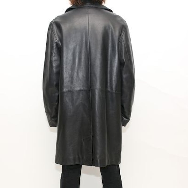 Agnes b. Black Leather Coat MADE IN FRANCE | St