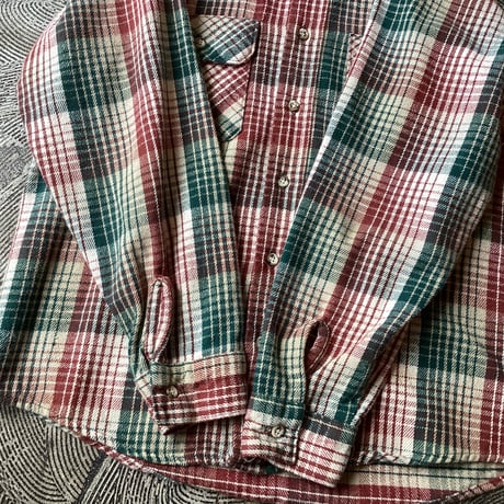 Five Brother Cotton Heavy Flannel Shirt MADE IN USA