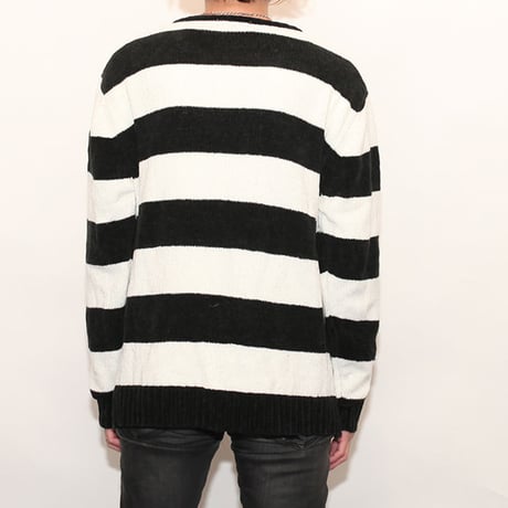 Border Knit Sweater
