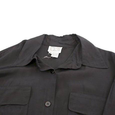 Black Rayon L/S Shirt