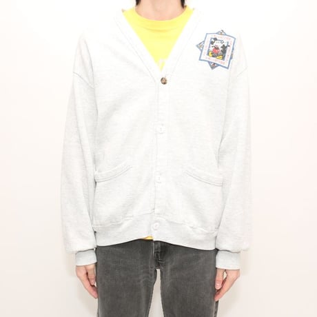 80s Disney Mickey Mouse Sweat Cardigan