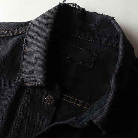 Levis Black Denim Trucker Jacket