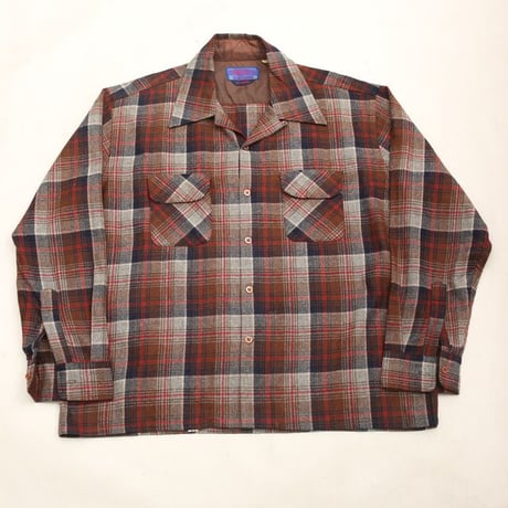 70s Wool Plaid Loop Shirt