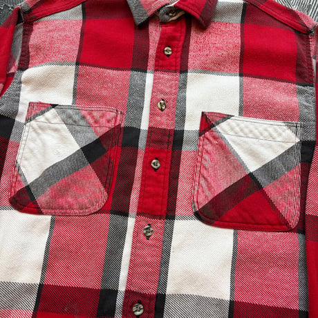 St. John's Bay × BIG MAC Cotton Heavy Flannel Shirt MADE IN PORTUGAL