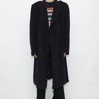 Double Brested Crombie Wool Coat Made In England