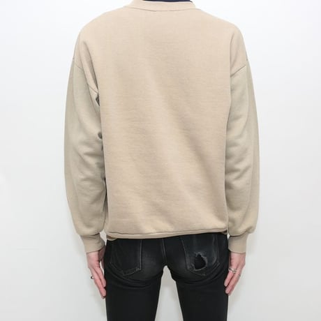 90s Jerzeez Blank Sweat Shirt Beige