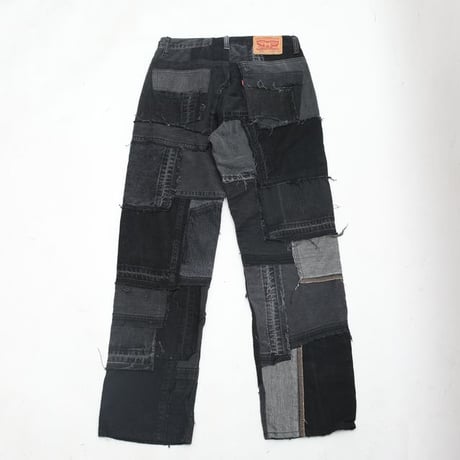 Levi's Patchwork Remake Black Denim Pants