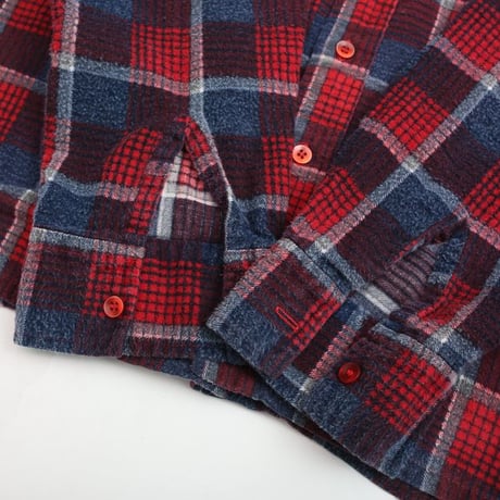 Plaid Print Flannel Shirt