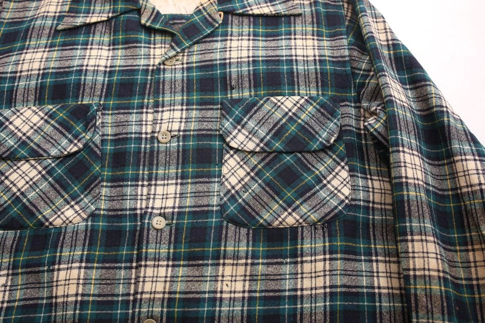 40s Pendleton Wool Plaid Loop Shirt | Strato