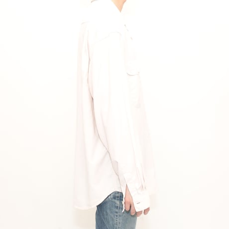 Open Collar Silk L/S Shirt