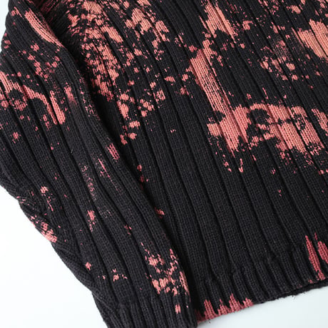 Hard Bleach Wash Cotton Sweater