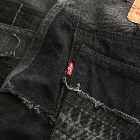 Levi's Patchwork Remake Black Denim Pants