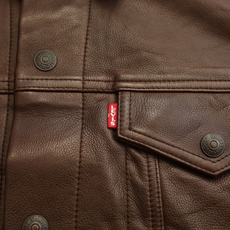 Levi's Leather Trucker Jacket Levi's Leather Trucker Jacket