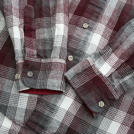 80's Ombre Plaid Acrylic Shirt