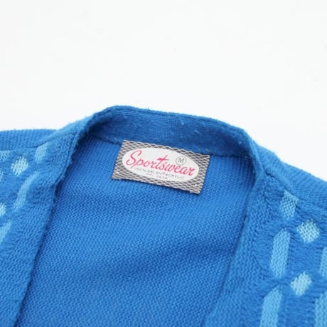Vintage Acryl Knit Cardigan