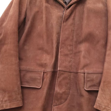 Vintage Nuback Leather Coat