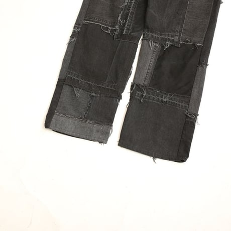Levi's Patchwork Remake Black Denim Pants