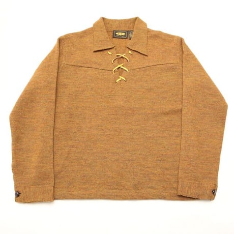 Lace-up Wool Knit Sweater
