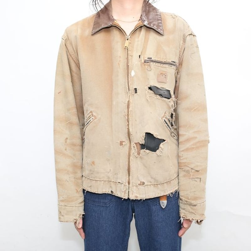 carhart detroit jacket 短丈　ボロ Carhartt WIP ブルゾン アウター WIP/カーハートダブリュー