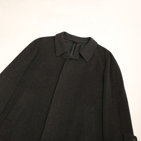 100% Cashmere Balmacaan Coat MADE IN ITALY