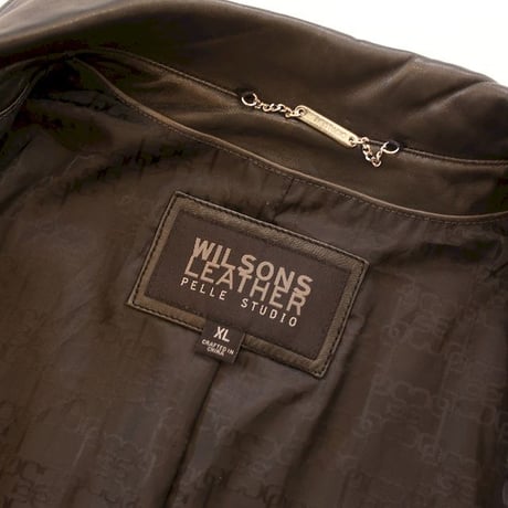 Wilsons Black Leather Jacket