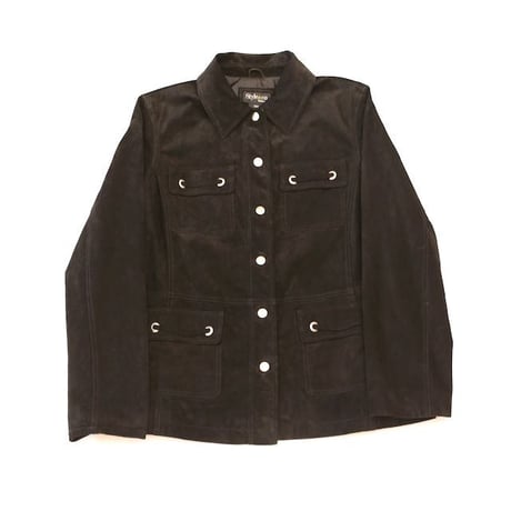 Black Suede Leather Jacket