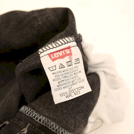 Levi's 501 Black Denim Pants MADE IN USA