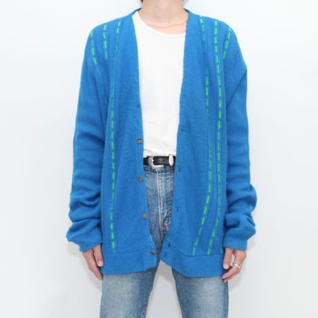 Vintage Acryl Knit Cardigan
