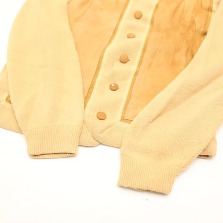 Vintage Knit x Leather Jacket