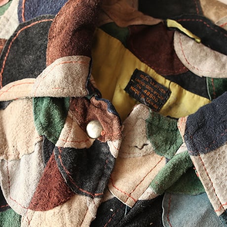 Patchwork Leather Jacket