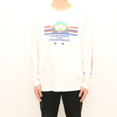 South Park L/S T-Shirt  "CARTMAN FOR PRESIDENT"