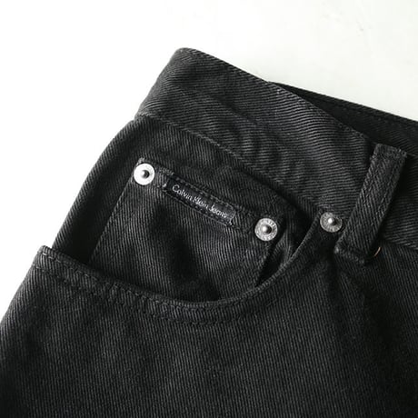 90s Calvin Klein Black Denim Pants