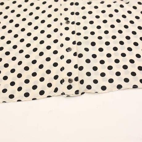 Dot Pattern Silk S/S Shirt