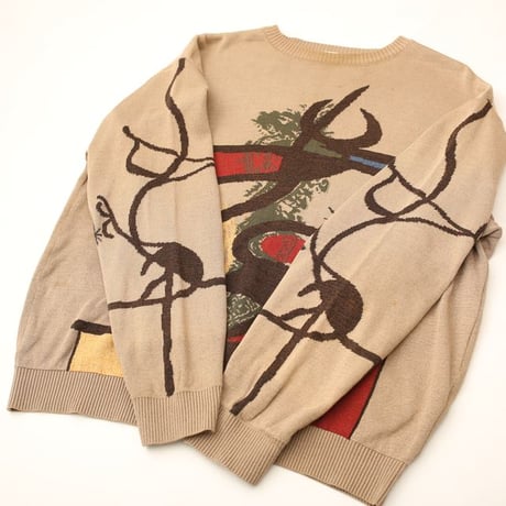 90s Joan Miró Knit Sweater