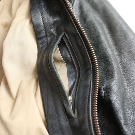 90s Andrew Marc × Wilsons Black Leather Sport Jacket
